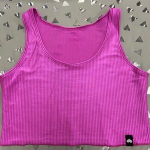 BBB Fuschia Ribbed Tank